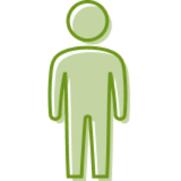 Icon indicating adult male