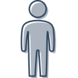 Icon indicating adult female