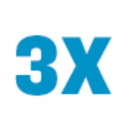 Blue color 3x icon