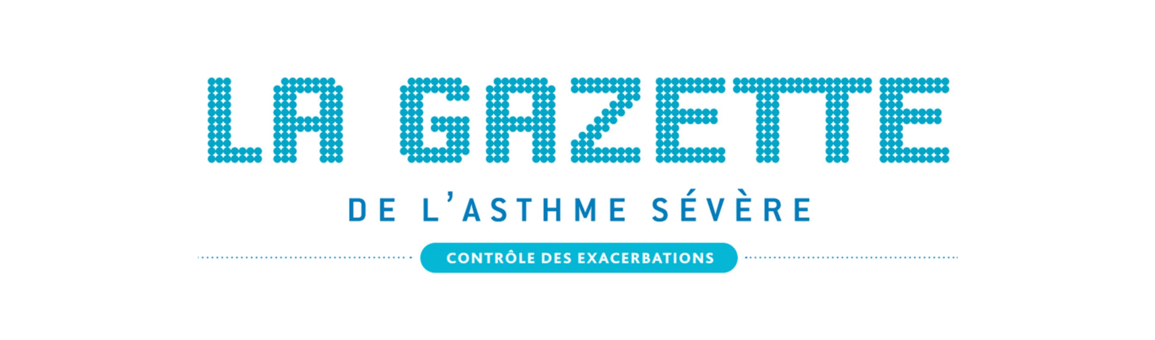 Bannière Gazette de l'asthme sévère prediction et prevention des exacerbations