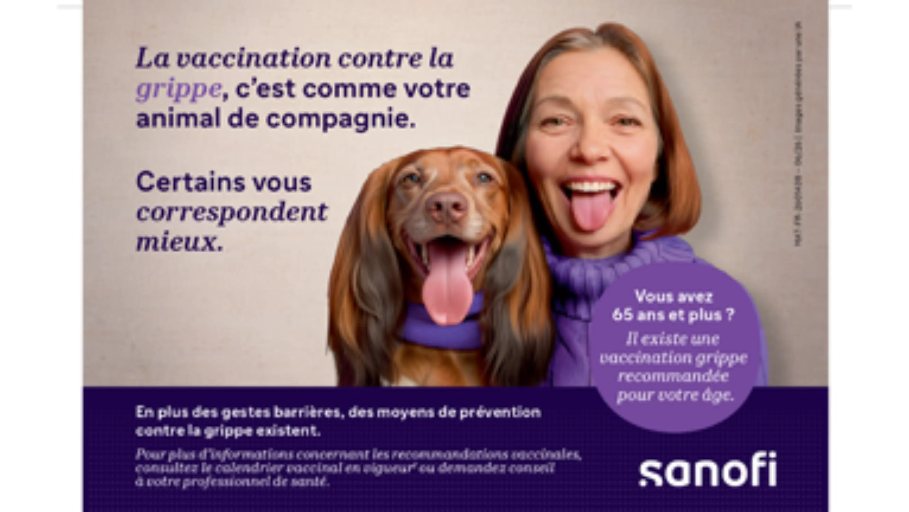 La vaccination contre la grippe, c'est comme votre animal de compagnie. Certains vous correspondent mieux.