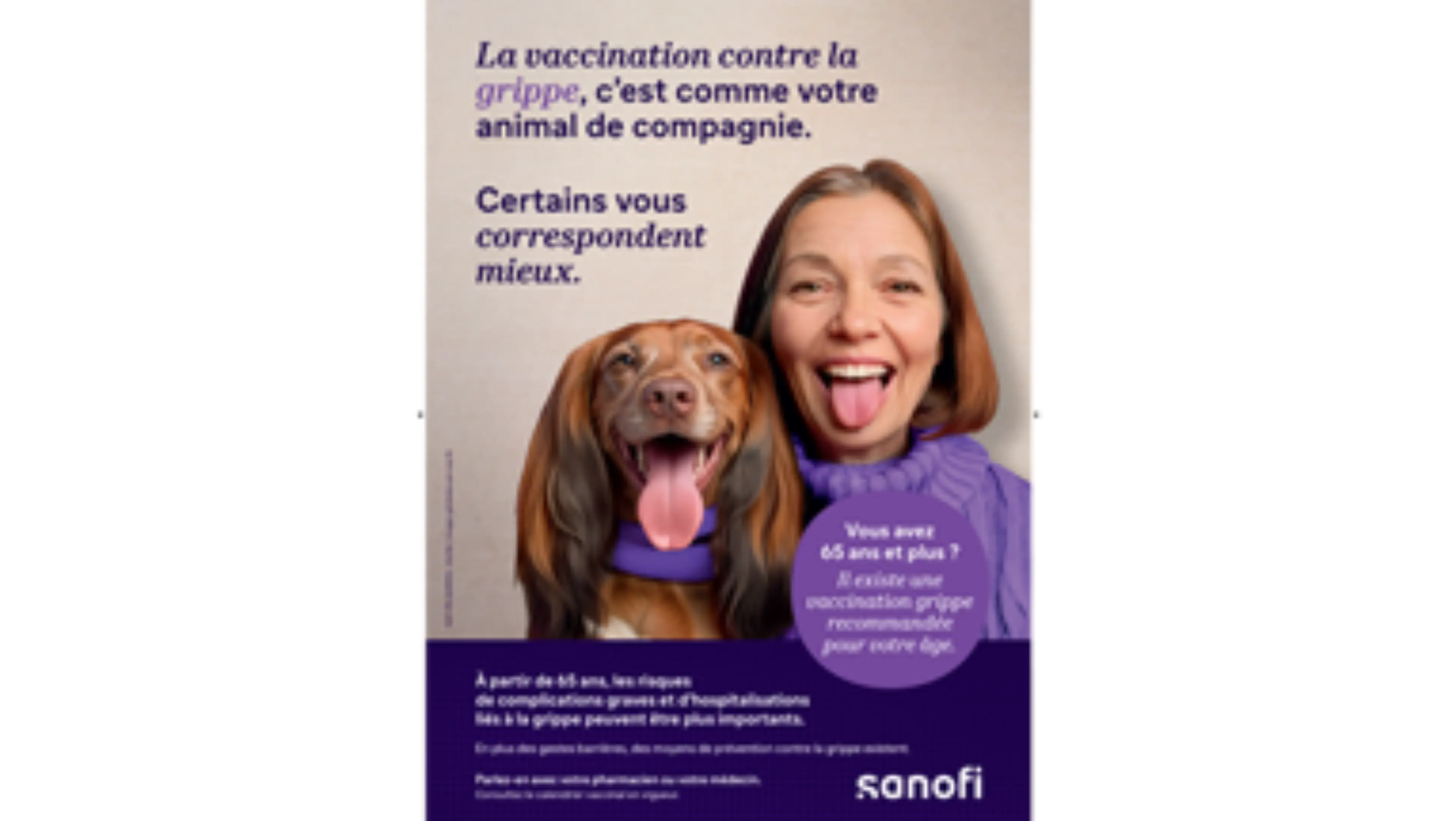 La vaccination contre la grippe, c'est comme votre animal de compagnie. Certains vous correspondent mieux.