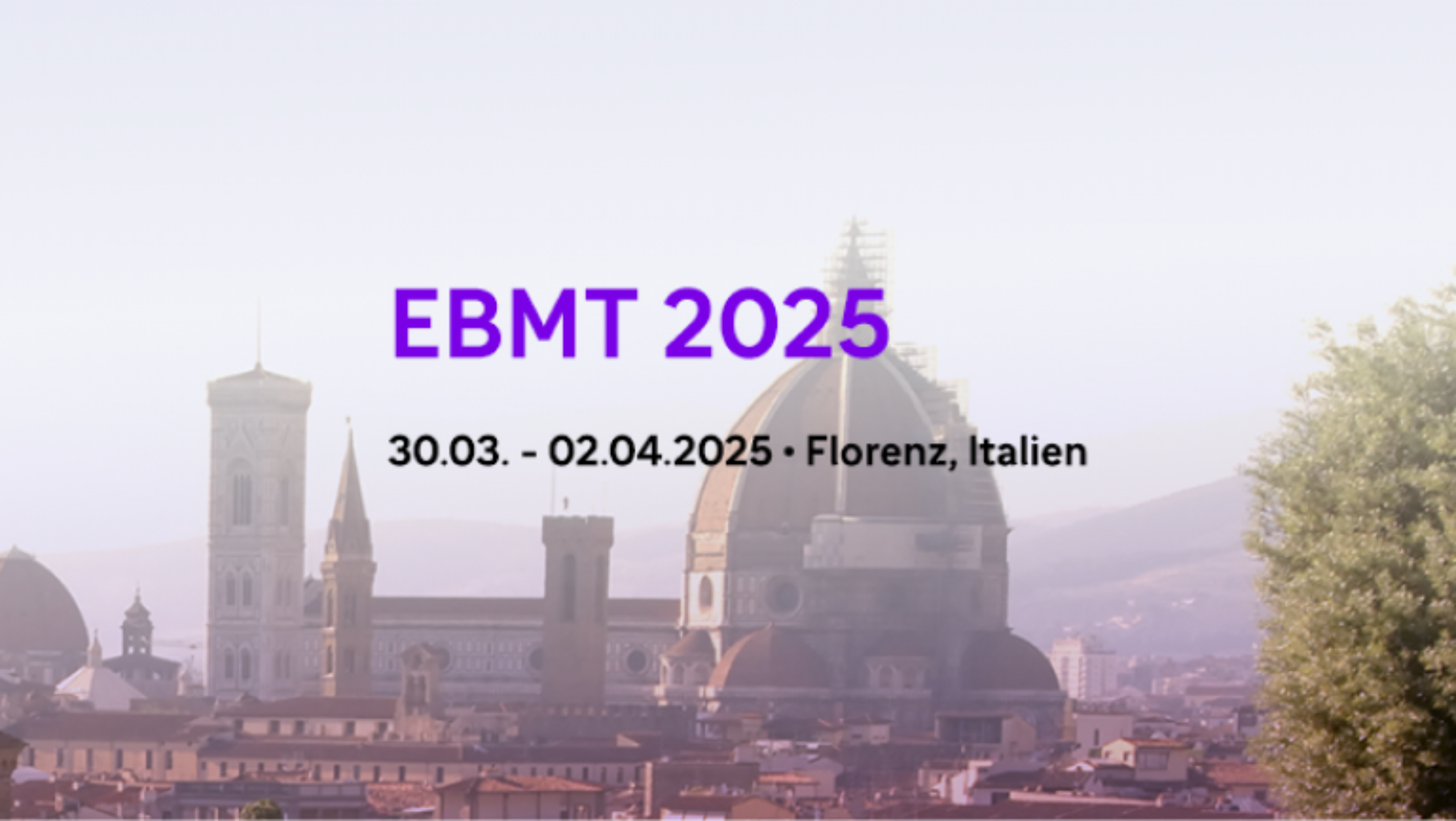 EBMT 2025 - 30.03-02.04.2025 - Florenz, Italien