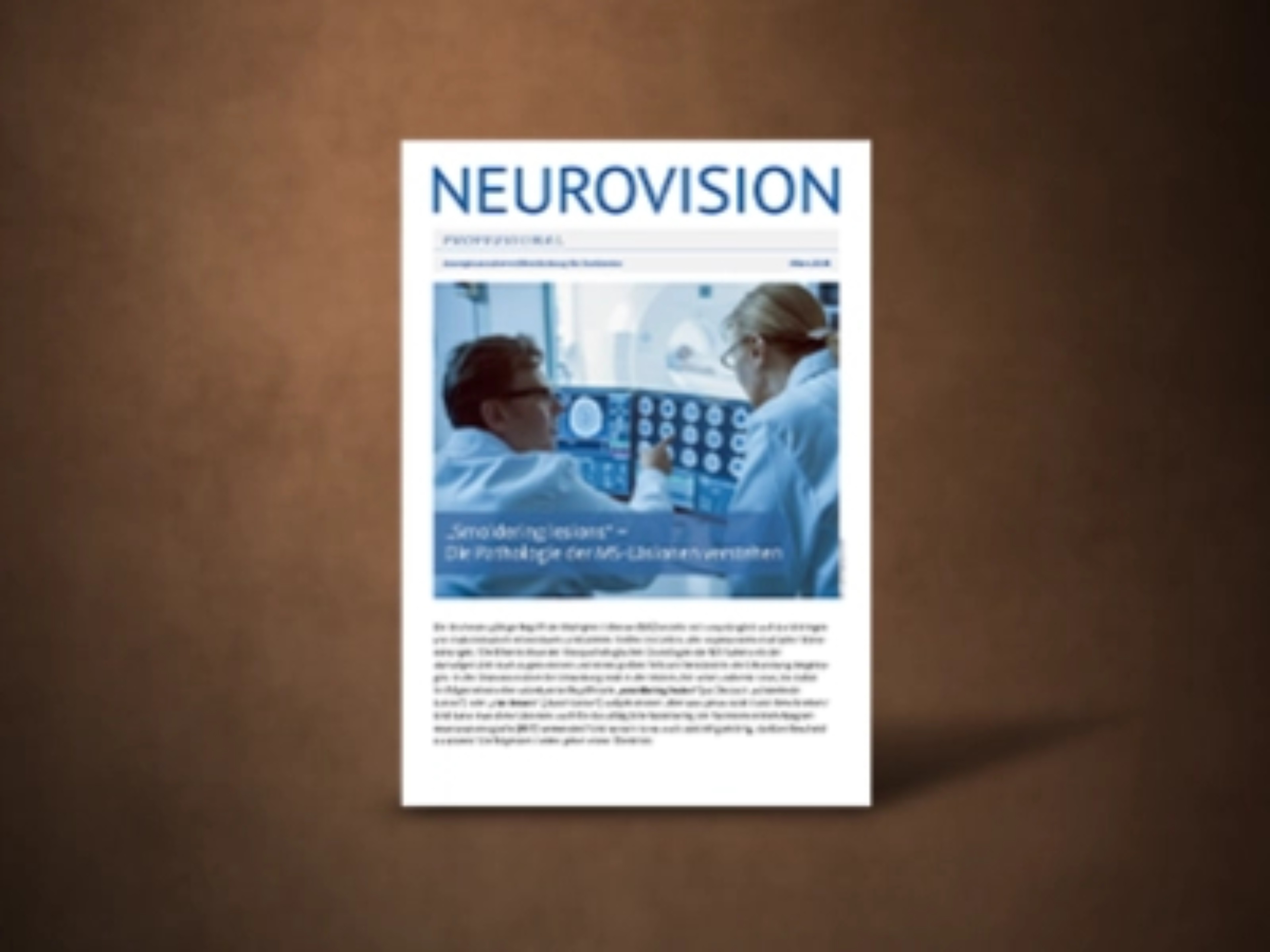neurovision_pathophysiologie