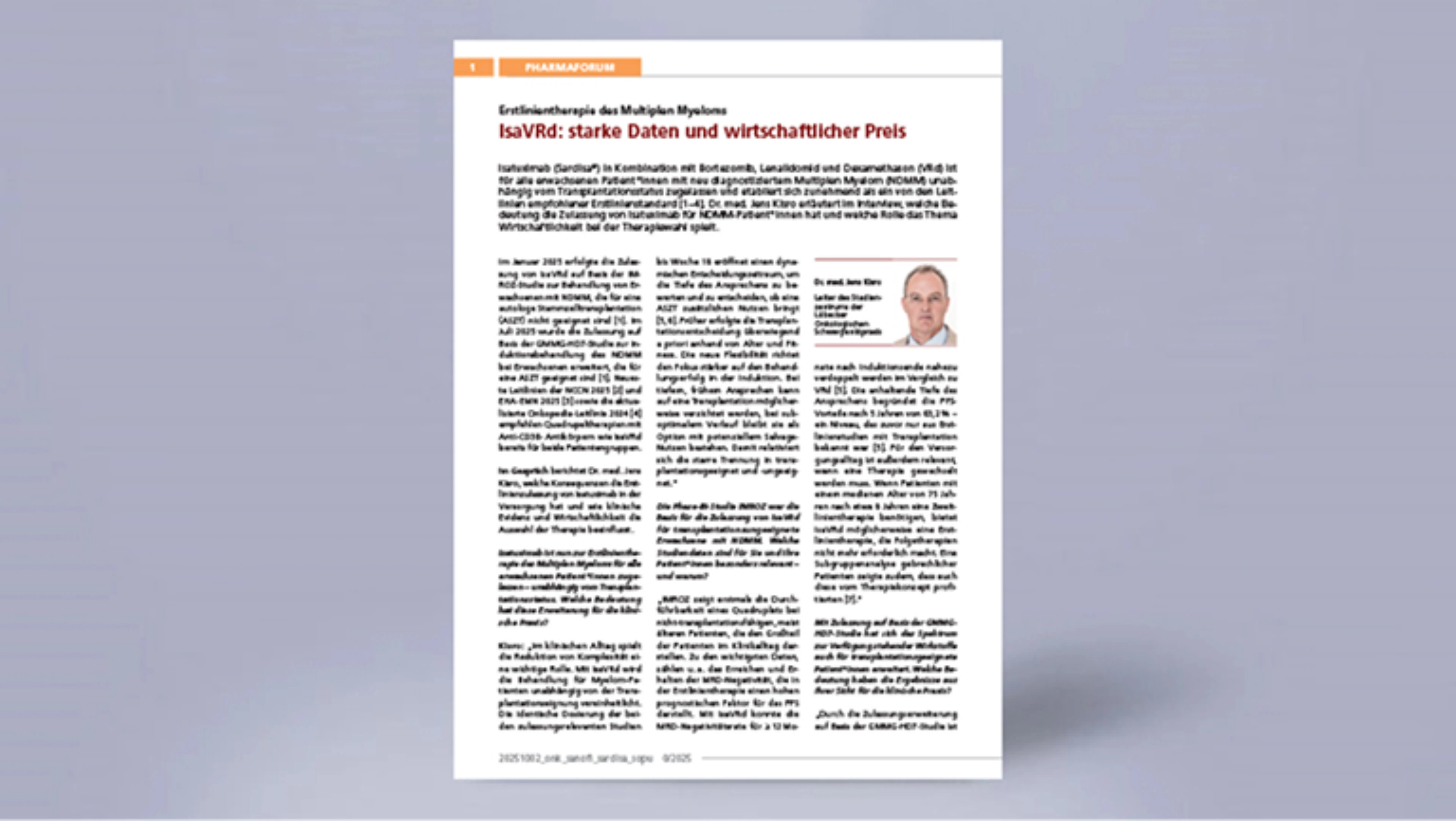 Sonderpublikation Fachmagazin onkologie heute