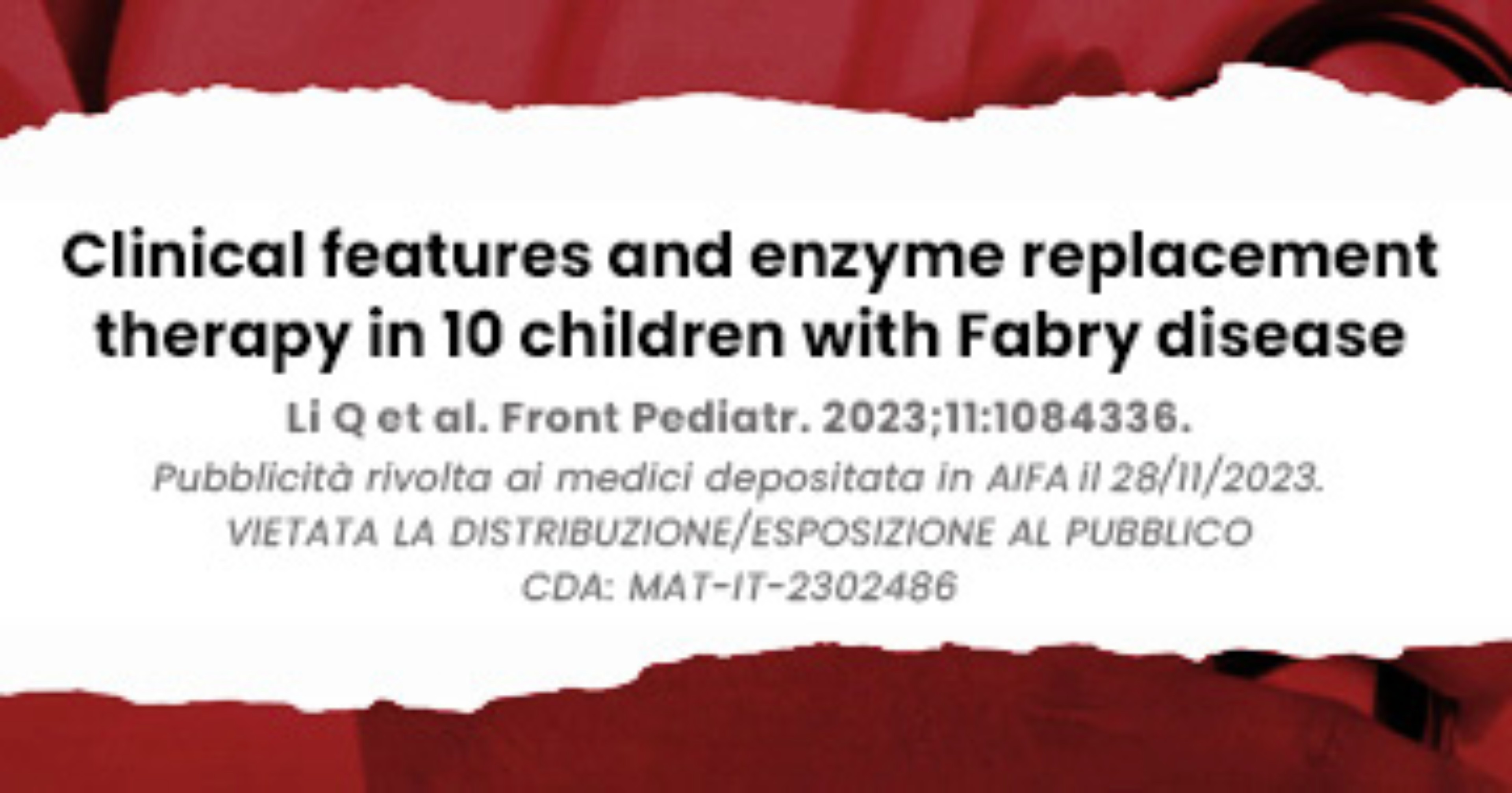 Caratteristiche-cliniche-e-terapia-enzimatica-sostitutiva-in-10-bambini-affetti-dalla-malattia-di-Fabry-