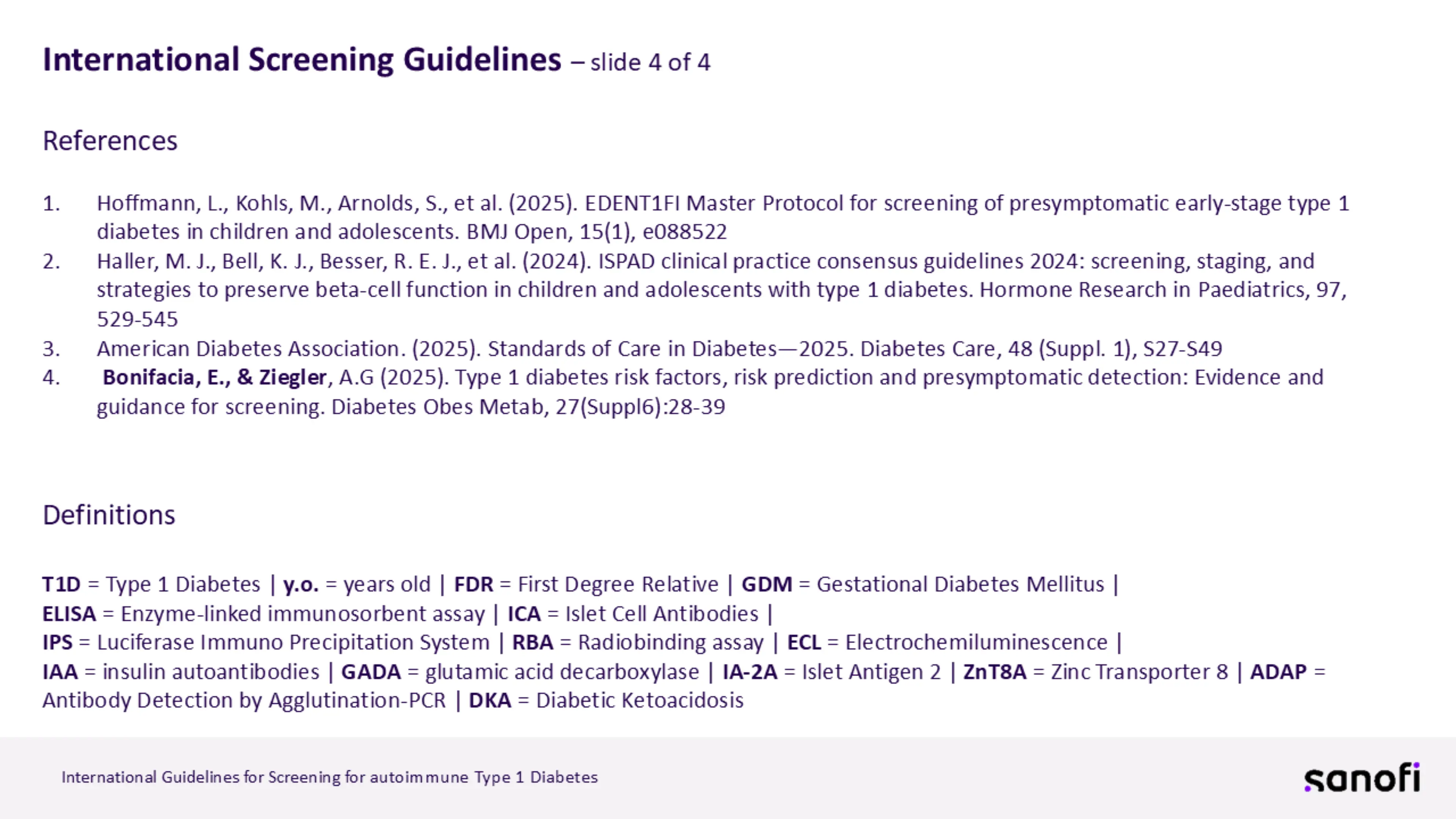 Slide4-International Screening Guidelines