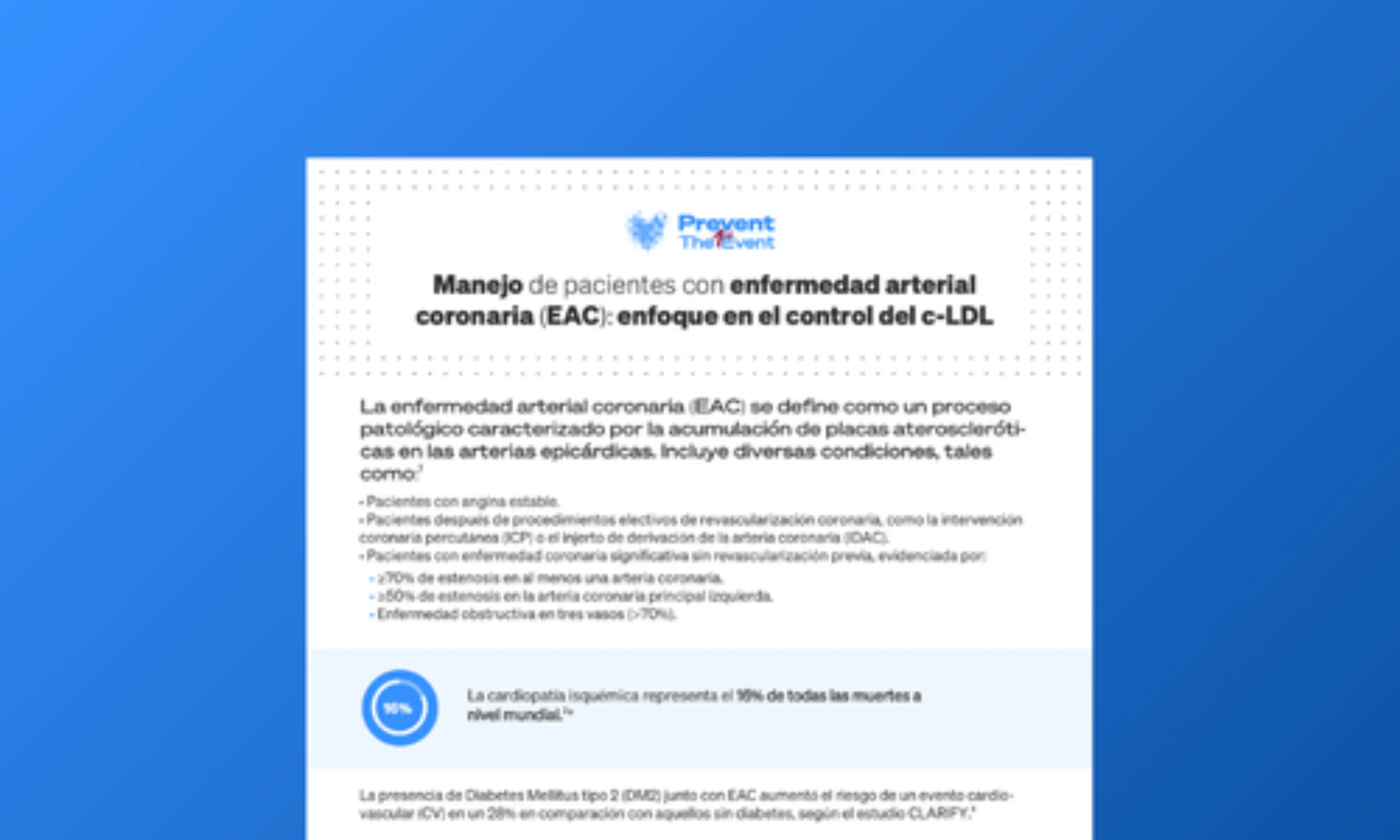 Manejo de pacientes con EAC y DM2