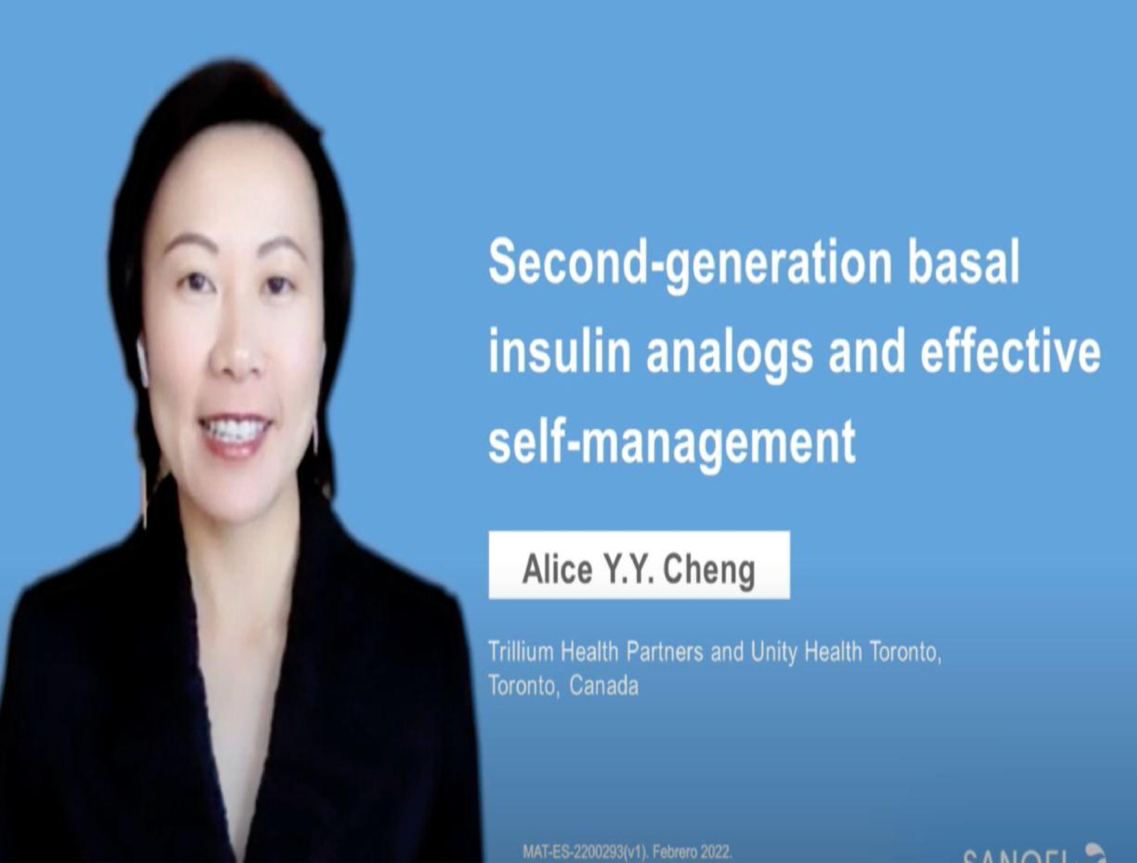 Entrevista a la Dra. Alice Y.Y. Cheng sobre la insulina basal