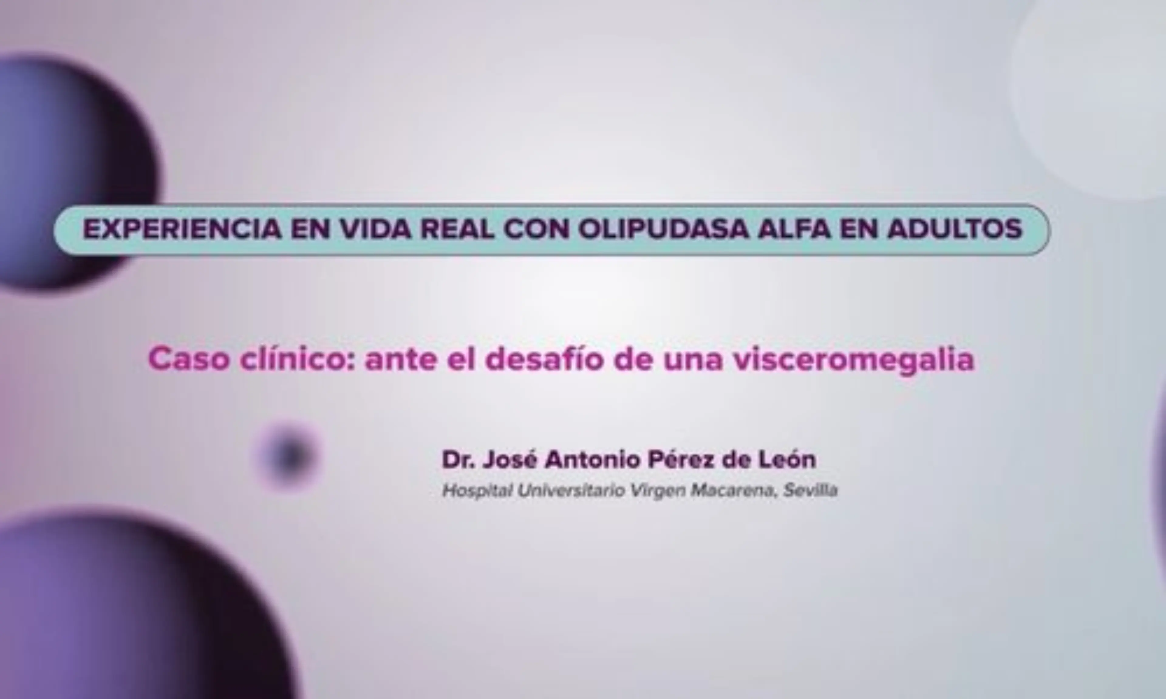 Portada Experiencia en la vida real con olipudasa alfa en adultos