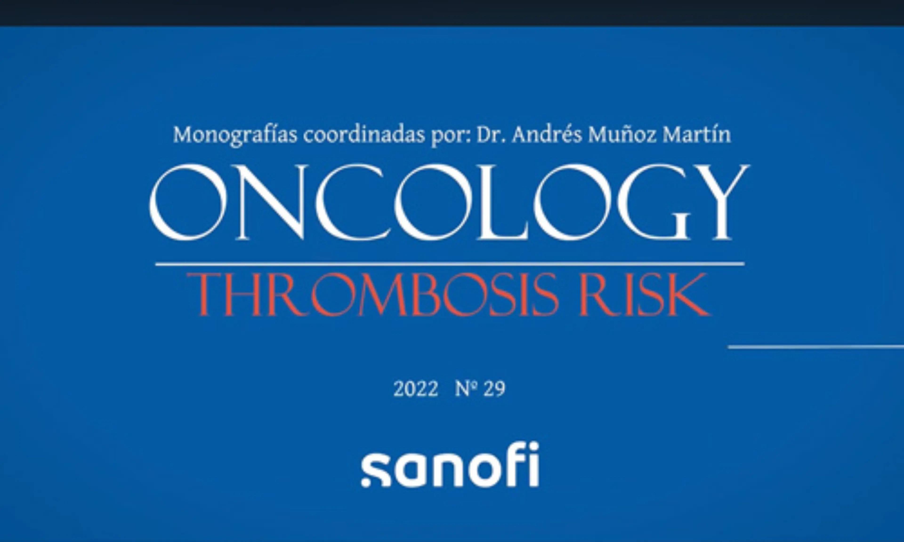 Información sobre la trombosis arterial en pacientes con cáncer