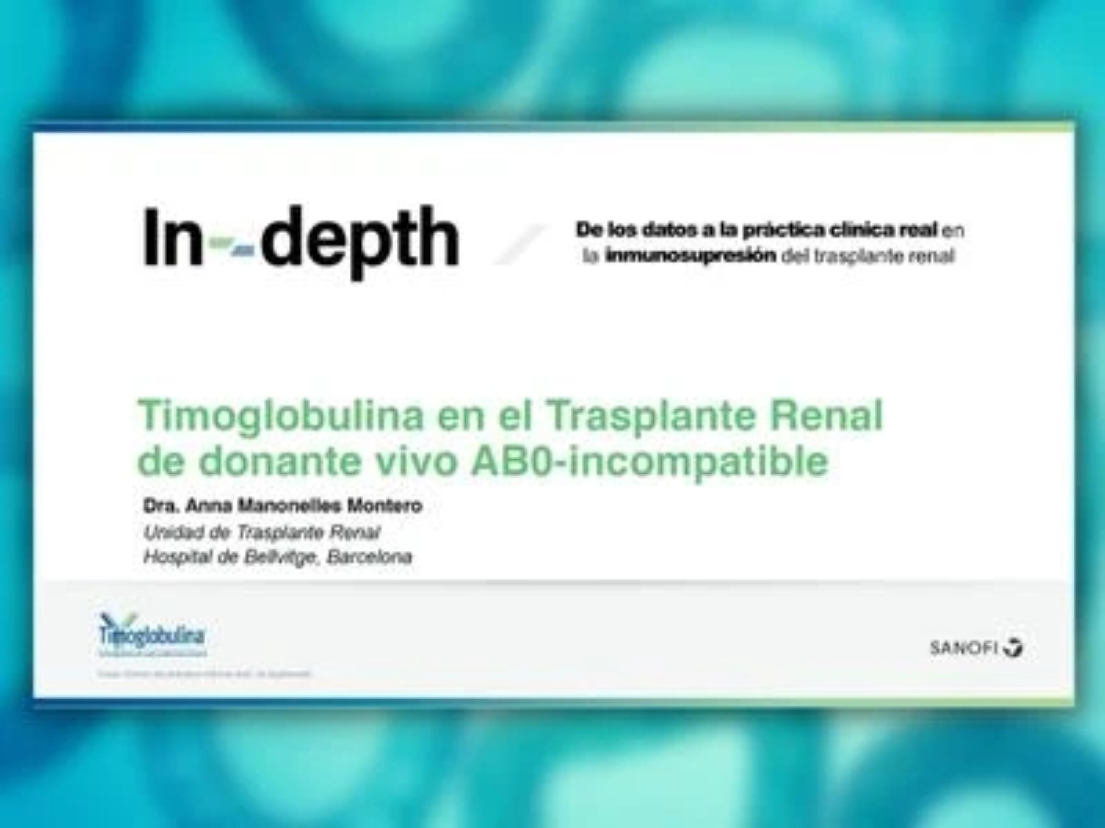 Timoglobulina en el Trasplante Renal de donante vivo AB0-i