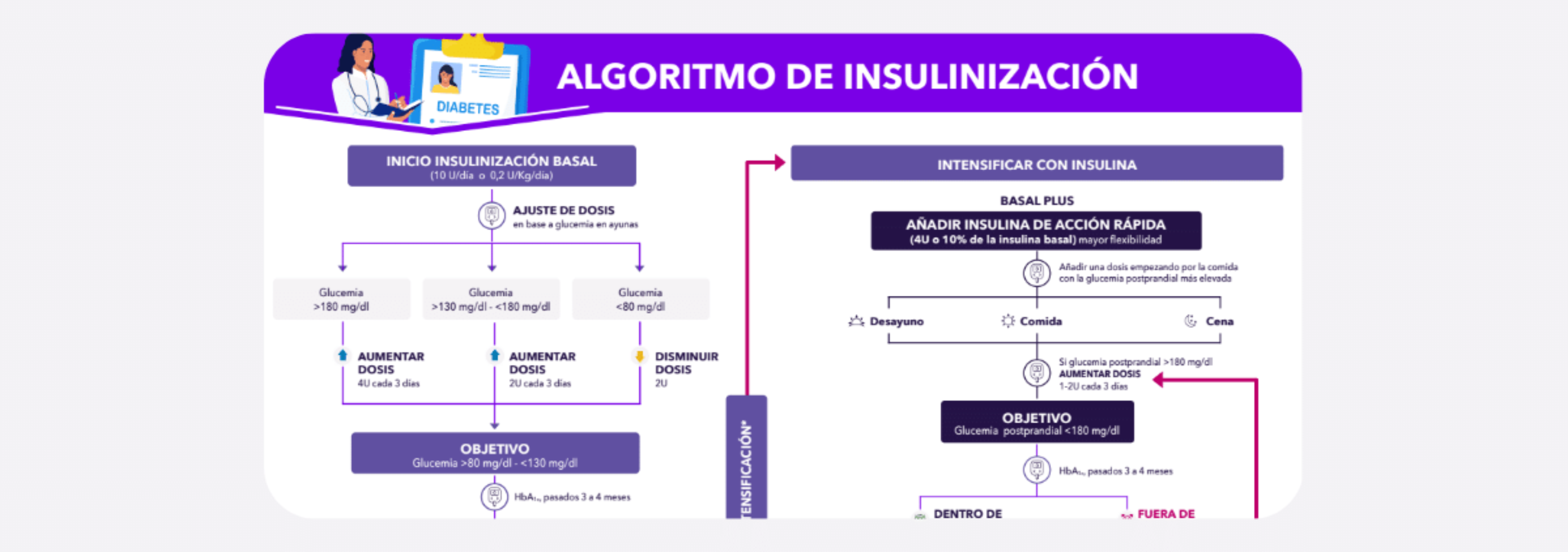 Algoritmo de insulinización e intensificación