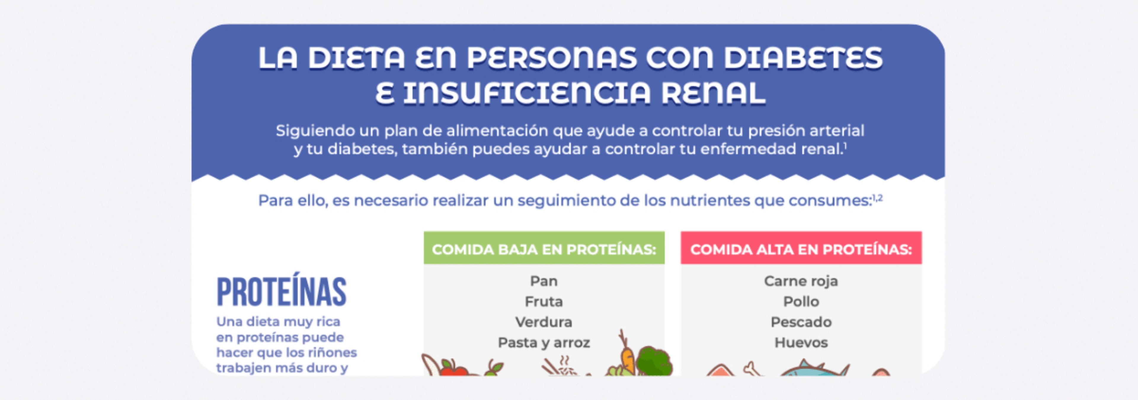 ALIMENTACIÓN EN PERSONAS CON DIABETES E INSUFICIENCIA RENAL