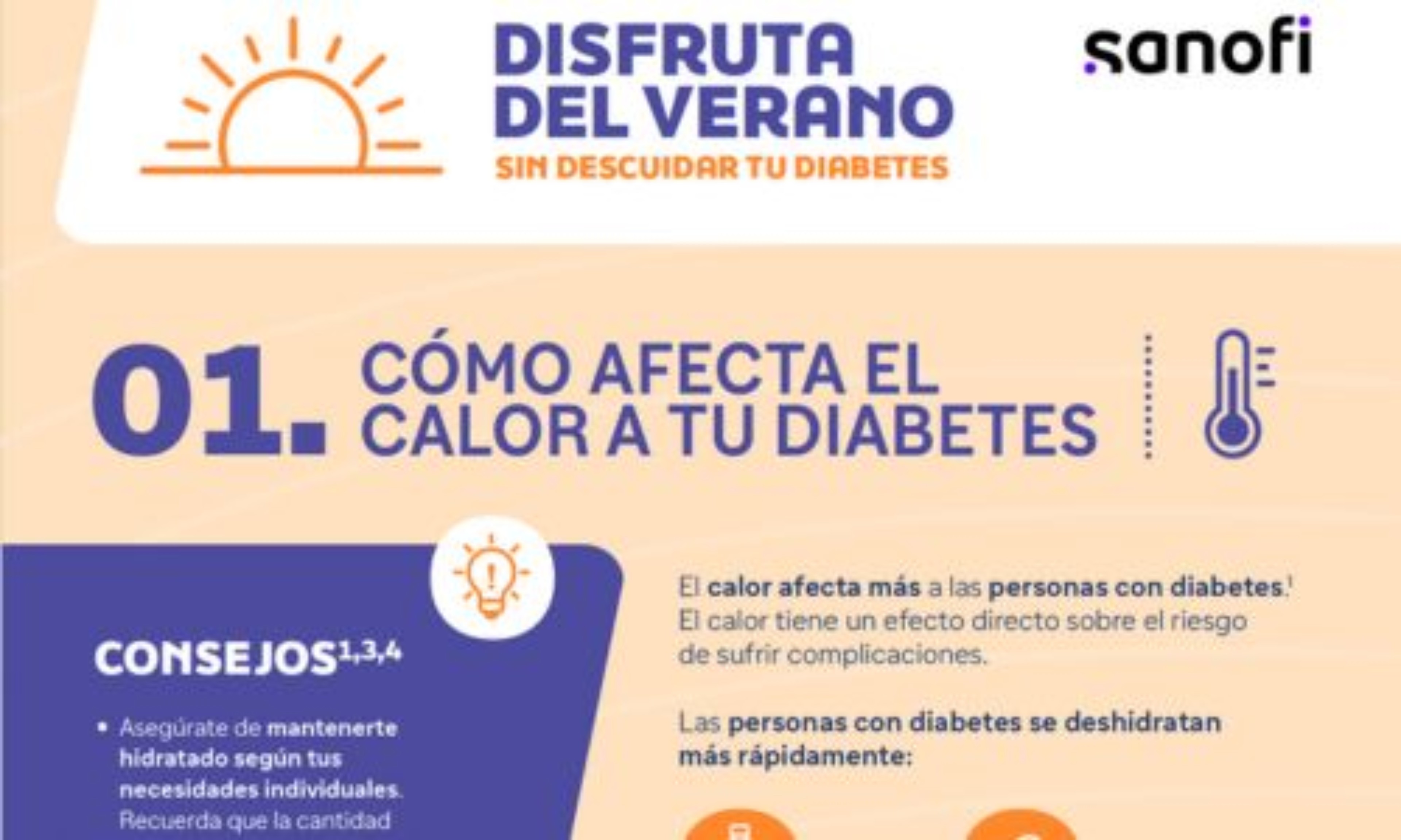 diabetes y verano imagen