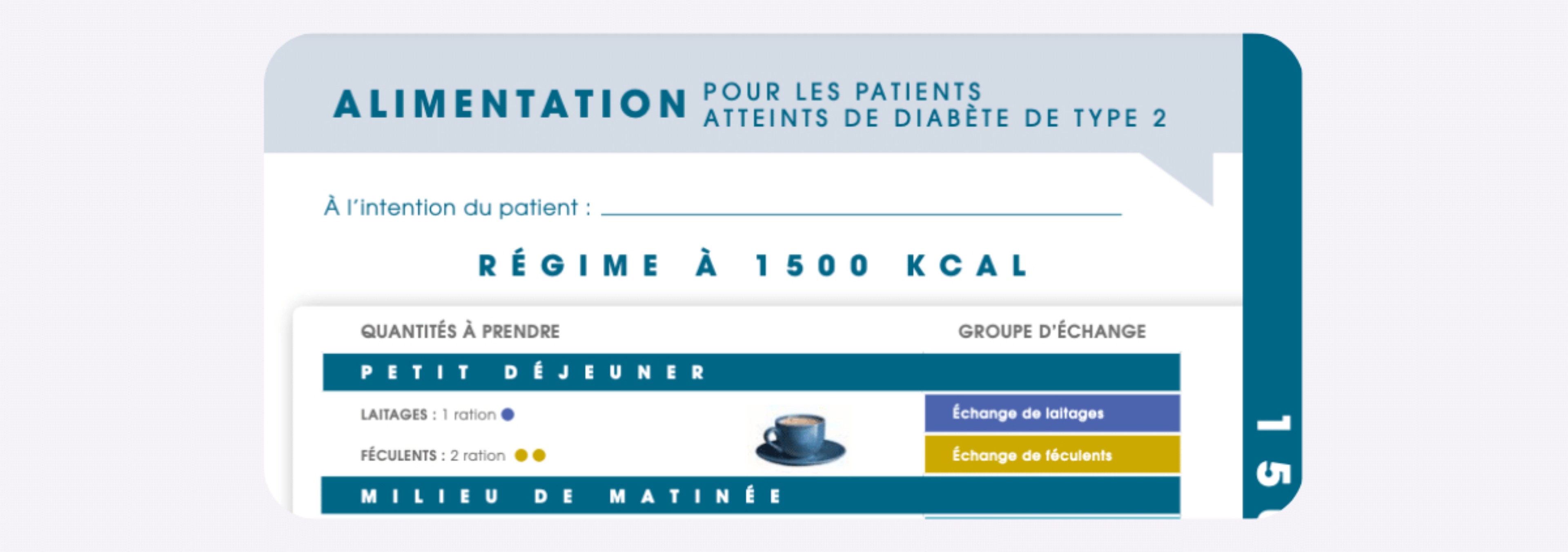 Dieta 1500 kcal - Francés