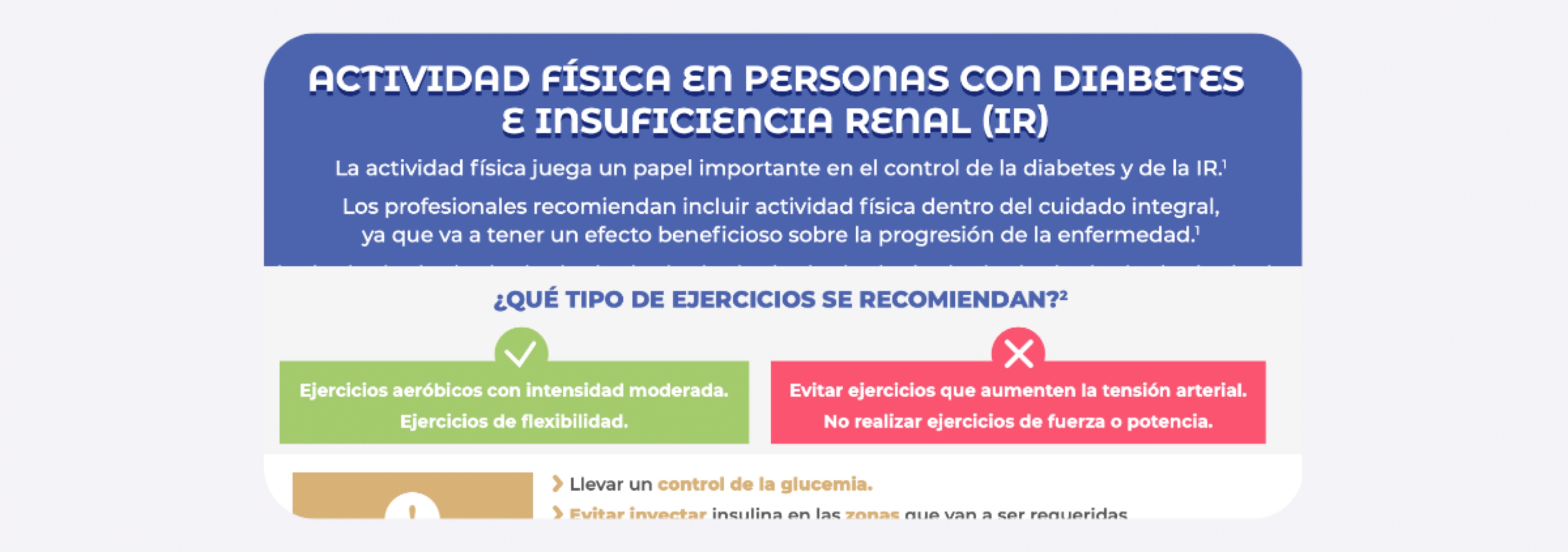 EJERCICIO FÍSICO EN PERSONAS CON DIABETES E INSUFICIENCIA RENAL