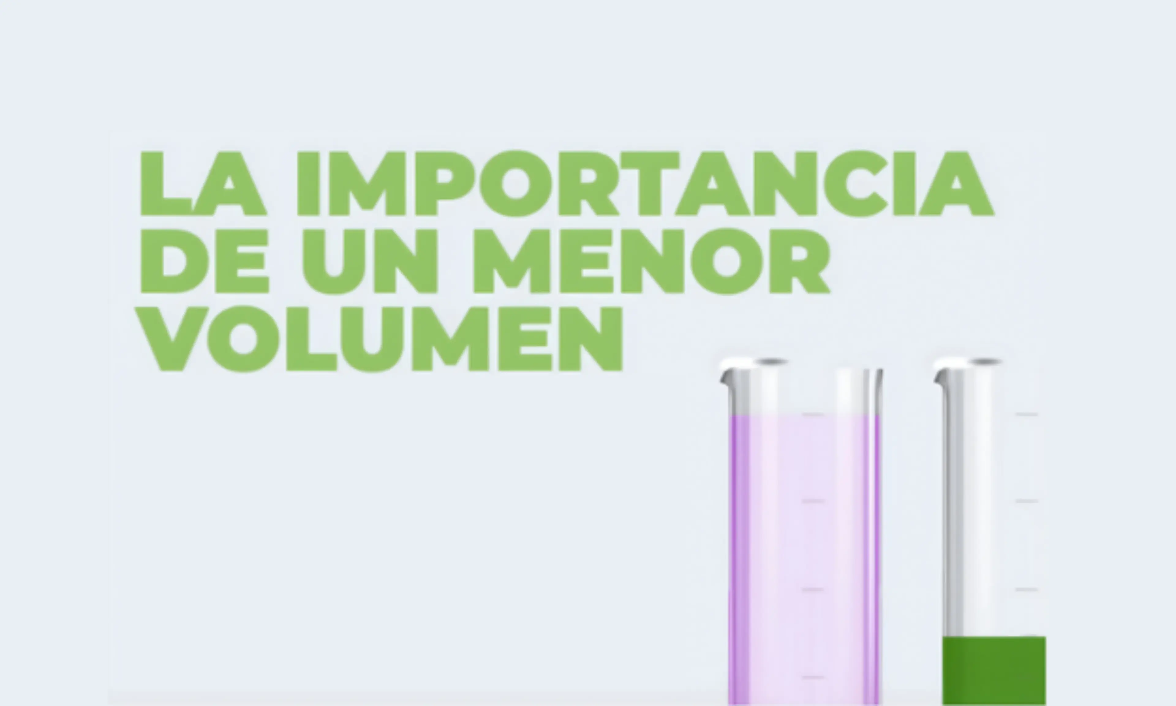 importancia menor volumen dosis insulina