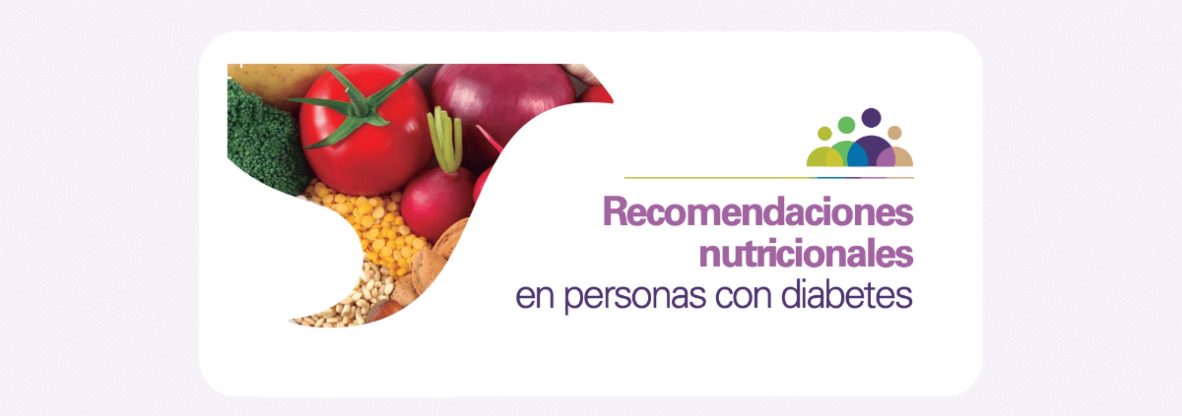 Recomendaciones nutricionales en personas con diabetes