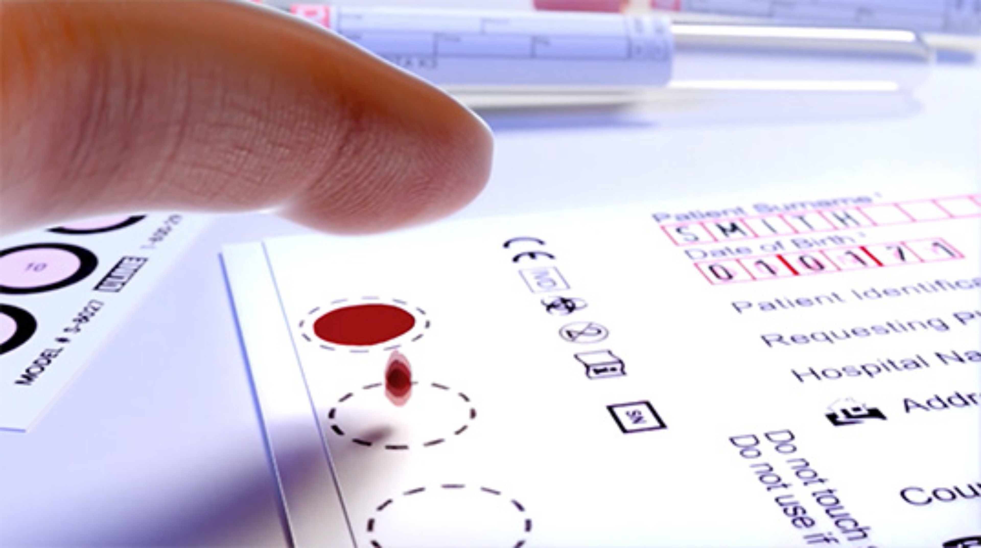 Previsualización test gota de sangre seca DBS