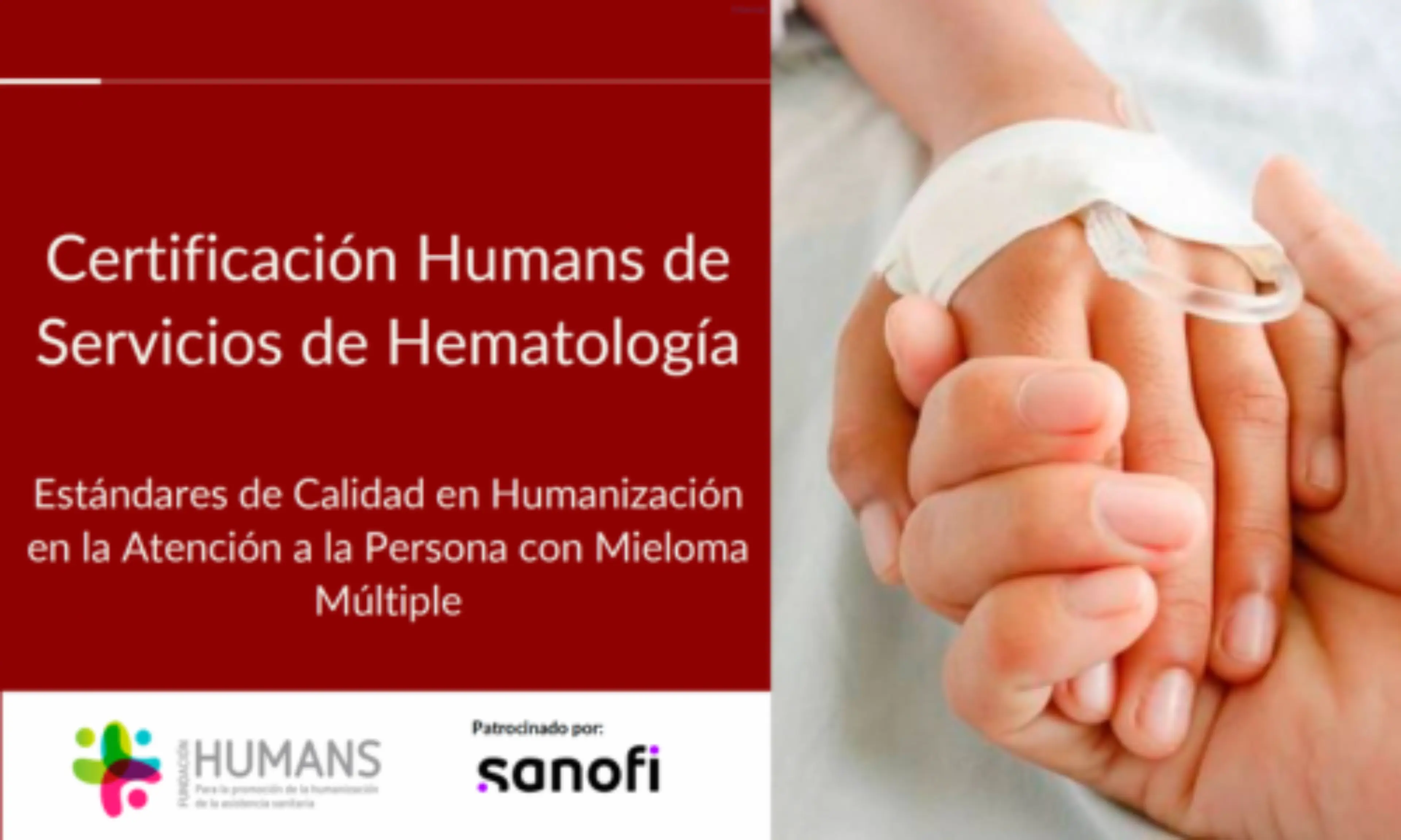 Portada de la presentación sobre certificación de servicios de hematología