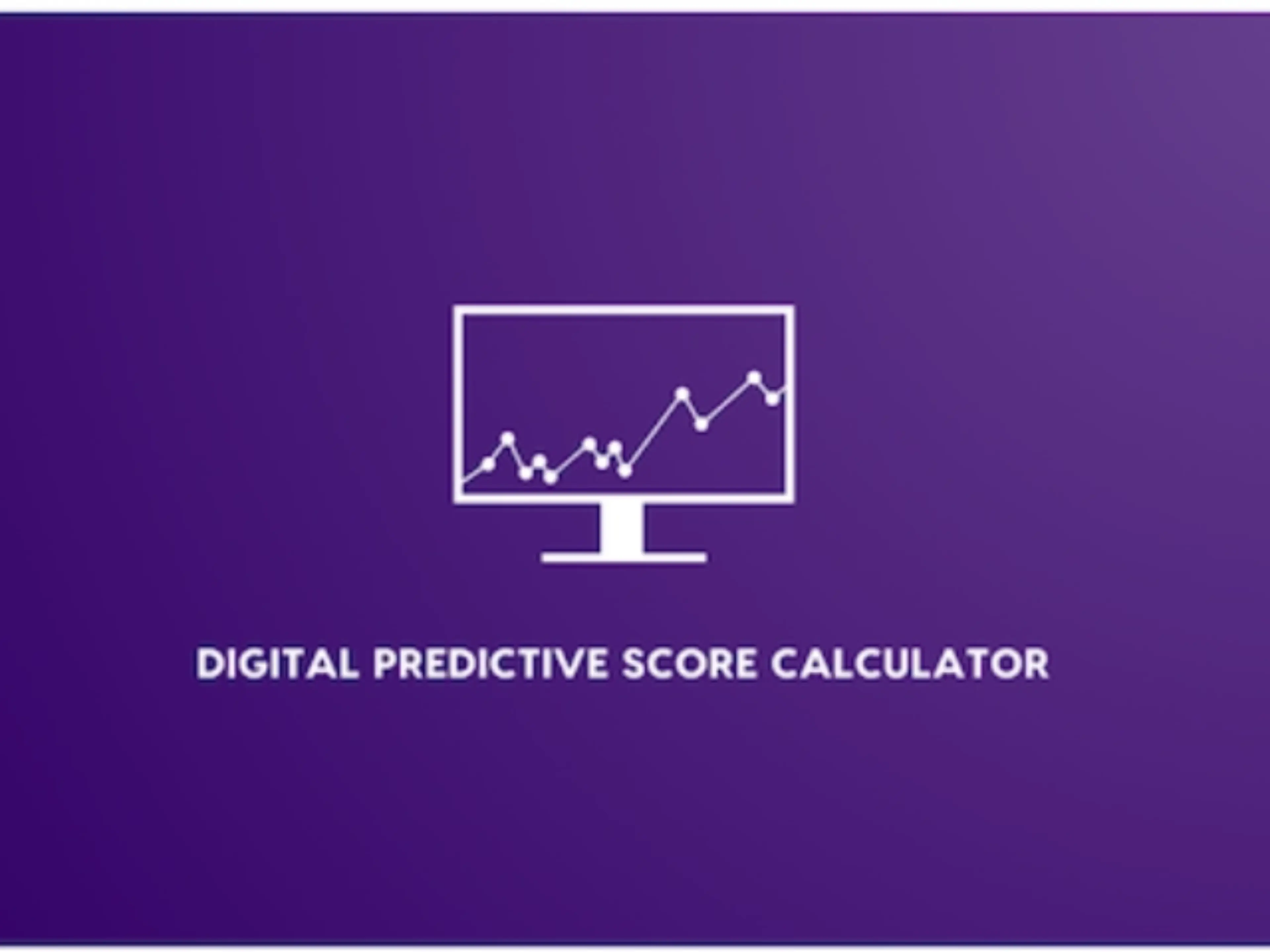Digital Predictive Score