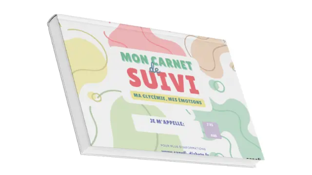 Mon carnet de suivie - Ma glycémie, mes émotions.