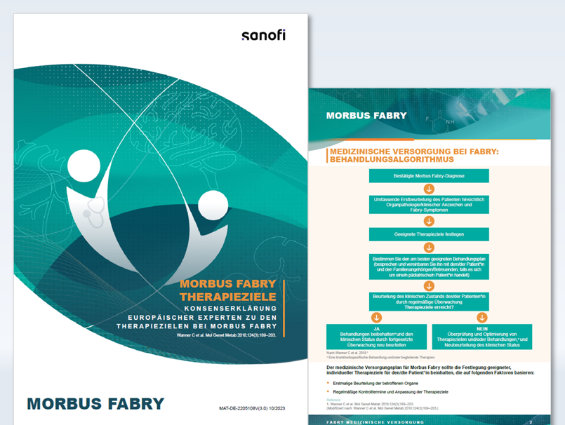 Abbildung zu Konsenserklärung Europäischer Experten zu Therapiezielen bei Morbus Fabry