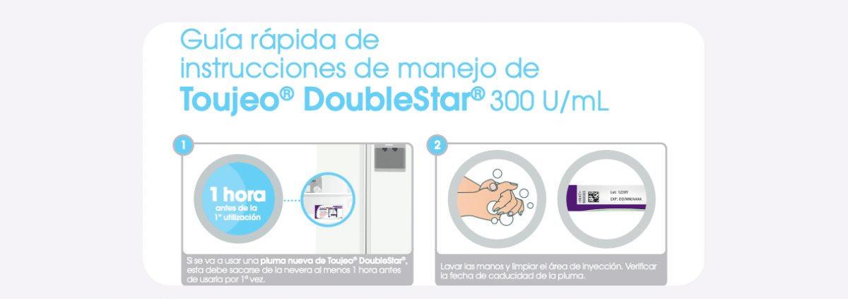 Guía rápida de uso de Toujeo® DoubleStar®