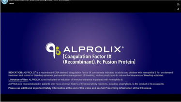 Dr. Dre Angulo Discusses ALPROLIX Dosing Video