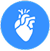 icono corazón blanco