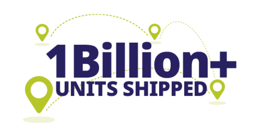 1 billion+ units shipped