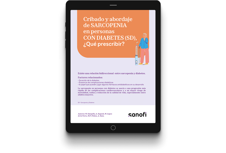infografia cribado abordaje personas con diabetes sd imagen