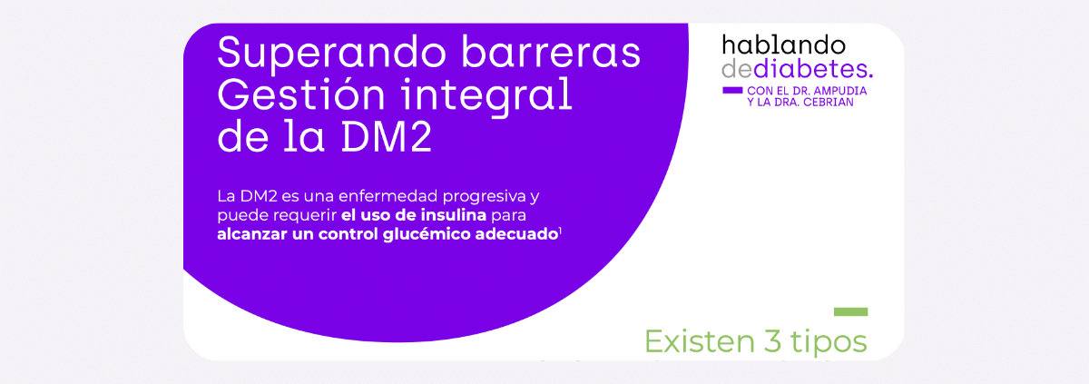 Infografía del simposio en DM2 de la SED 2022. Superando barreras