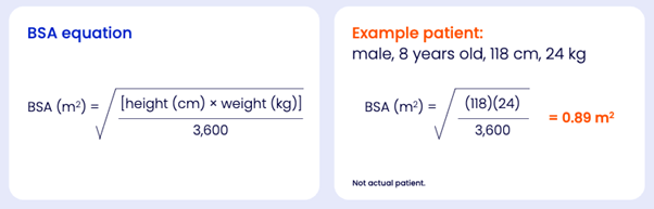 Calculation formula