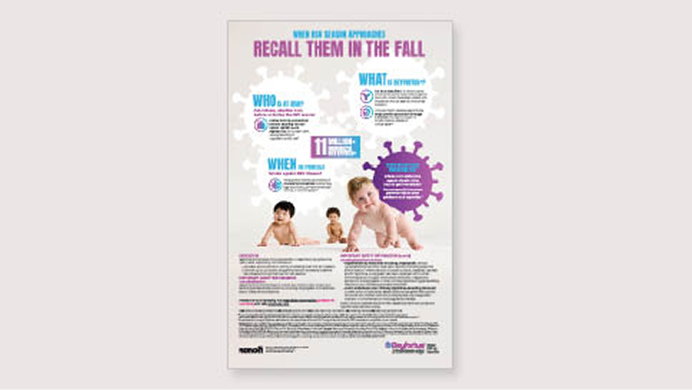 Beyfortus® (nirsevimab-alip) RSV season poster for nurses thumbnail