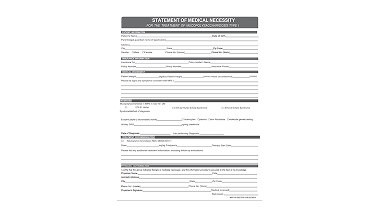 Thumbnail image for Statement of Medical Necessity