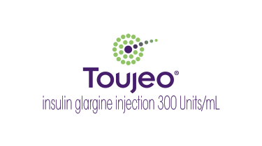 Toujeo® insulin glargine injection 300 Units/mL logo.