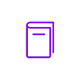 Icon of a closed book.