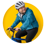 Man on bike
