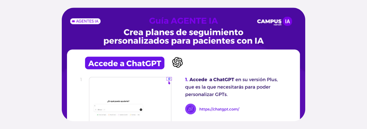 Guia paso a paso de como crear un Agente IA para genrar planes de seguimiento personalizados para pacientes en medicina