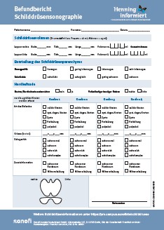 Befundbericht Schilddrüsensonographie