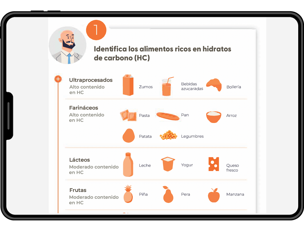 alimentacion y ejercicio en tratamiento con insulina