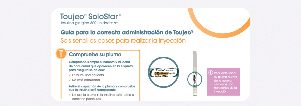 Guía de uso de Toujeo® SoloStar®