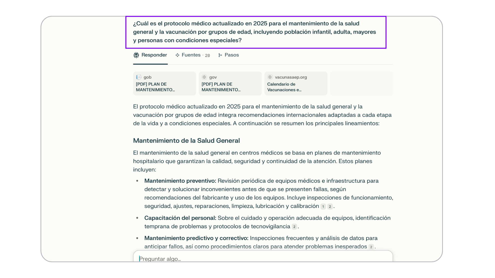 Imagen IA perplexity en consulta médica