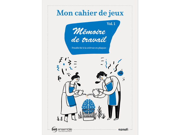 Livret de jeux cognitif pour stimuler la mémoire de travail.