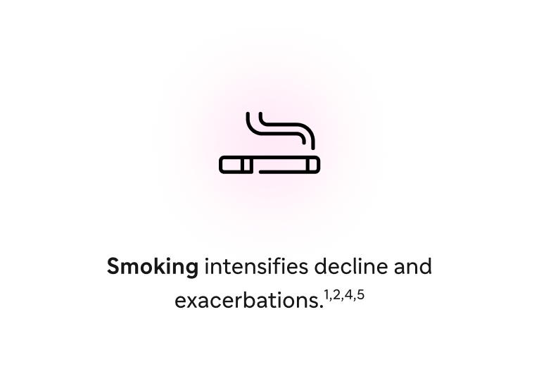 Smoking exposure visual