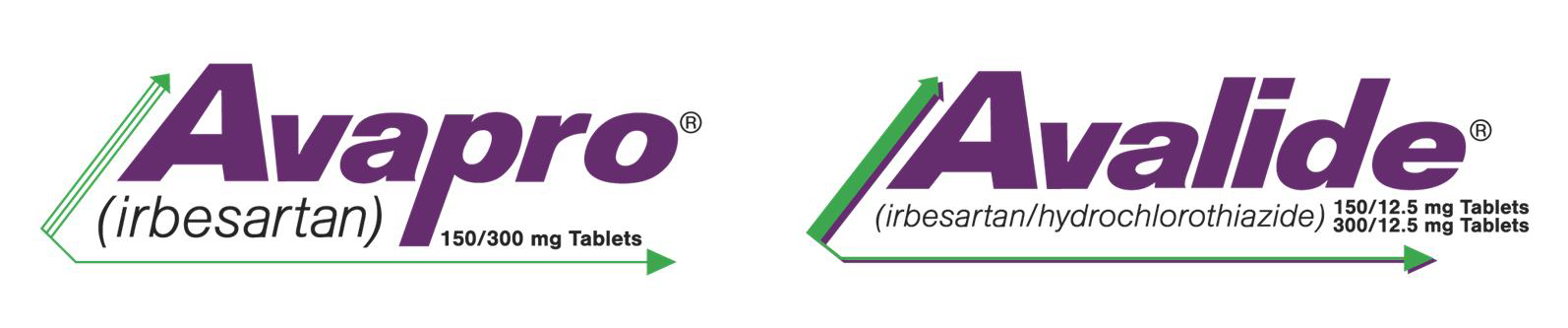 AVAPRO®(irbesartan) / AVALIDE®(irbesartan and hydrochlorothiazide) logo