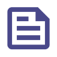 Document icon with text lines