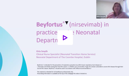 Screenshot of a Beyfortus educational & training video